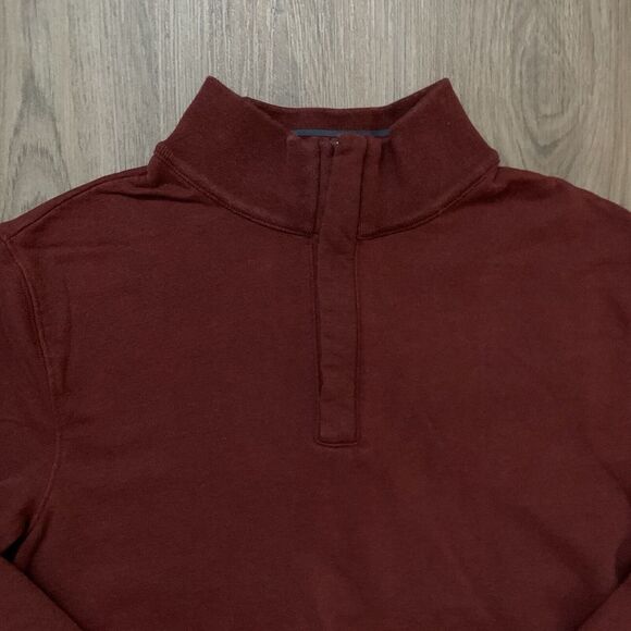 UNTUCKit Other - Untuckit Sweater Mens XL Maroon 1/4 Quarter Zip Pullover Sweatshirt Golf